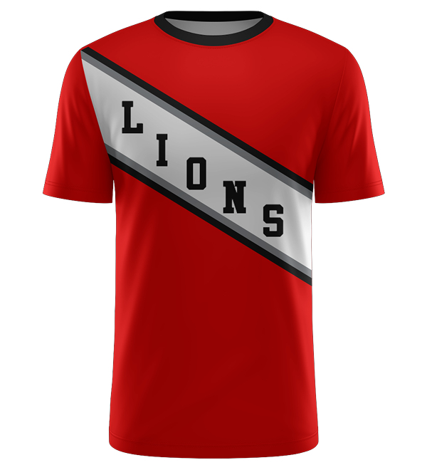 SUBLIMATED CREW NECK TOP