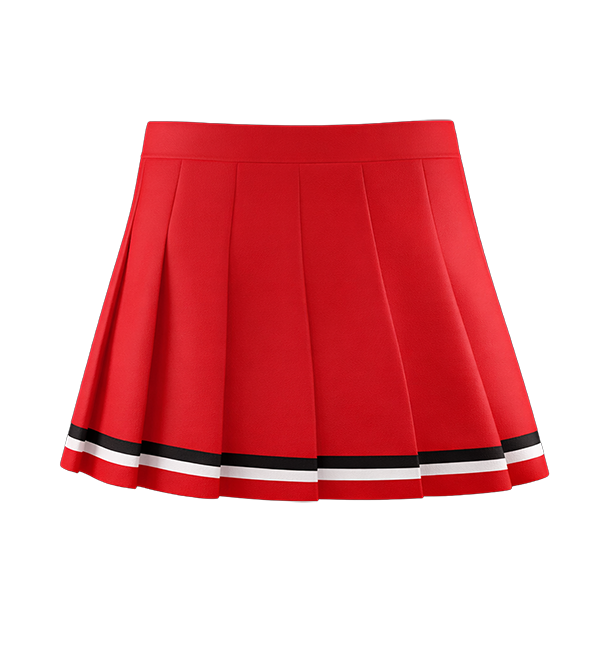 SUBLIMATED PLEATED SKIRT
