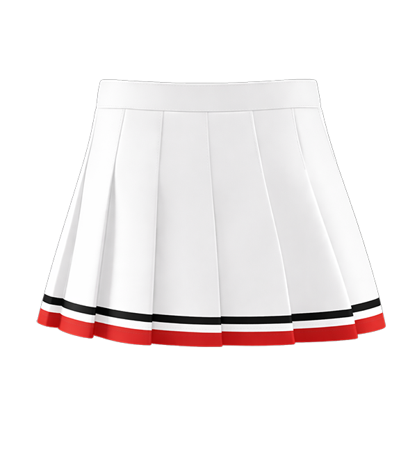 SUBLIMATED PLEATED SKIRT